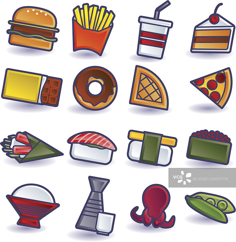 食物图标图片素材