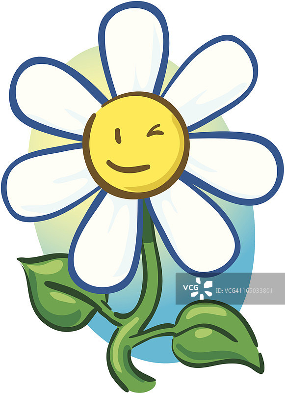 雏菊眨眼图片素材