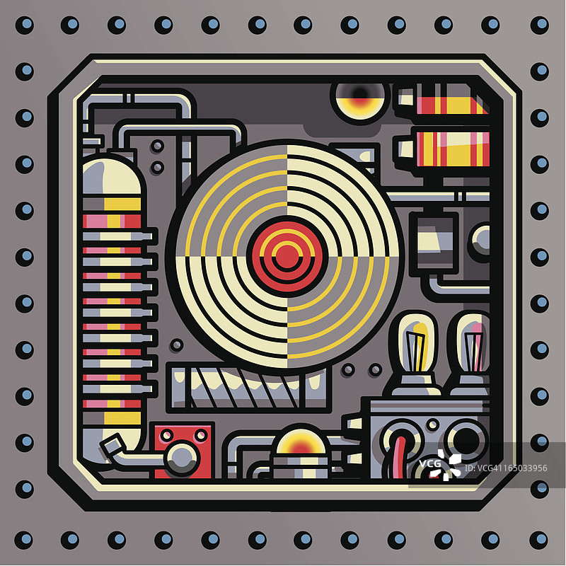 科幻引擎舱图片素材