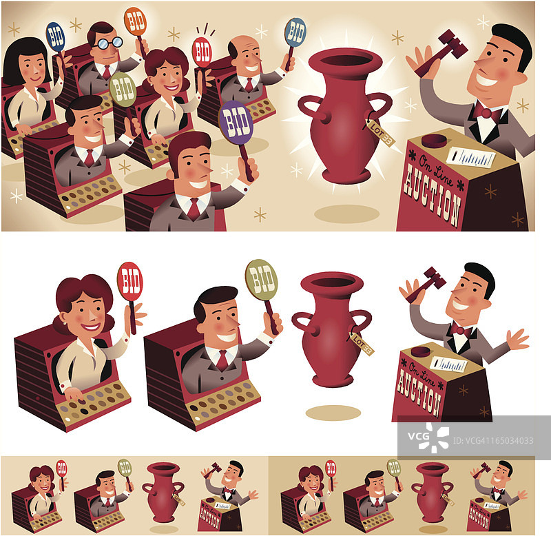 大型拍卖活动！图片素材