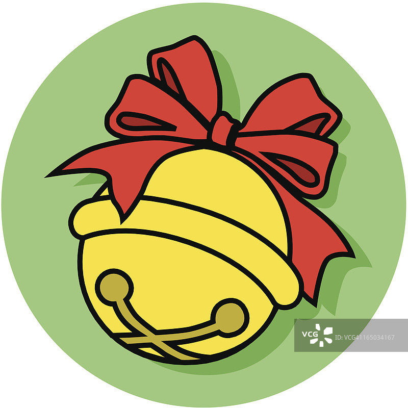 圣诞雪橇铃铛图片素材