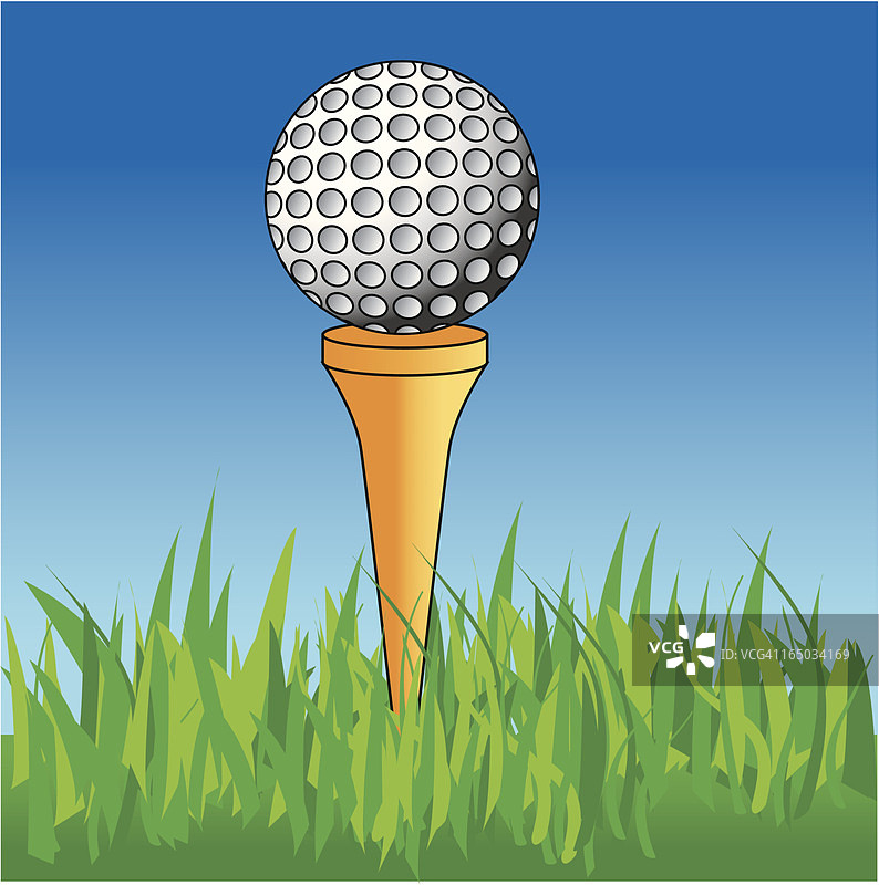 高尔夫球座图片素材