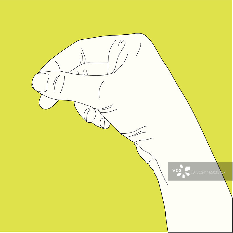 抓握手势图片素材