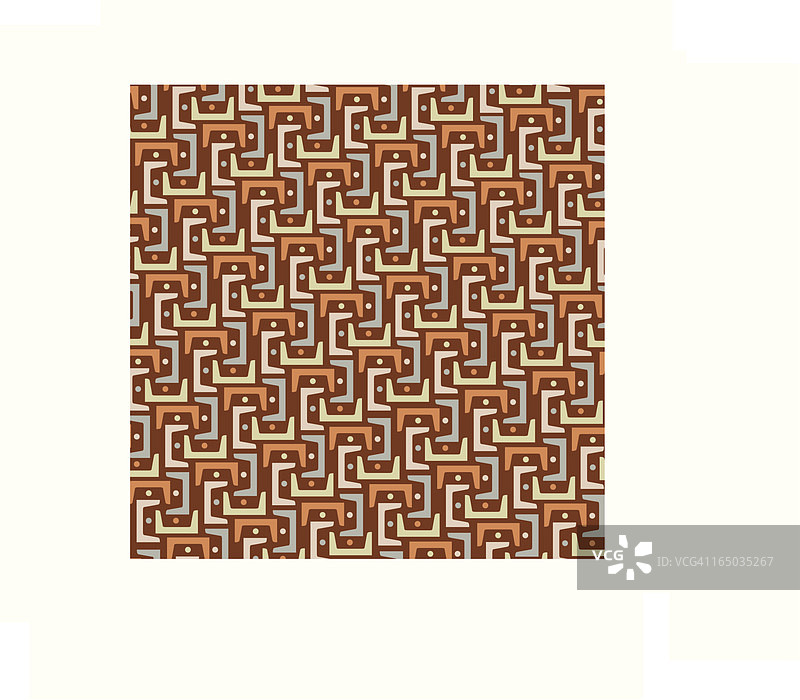 棕色互连图案图片素材