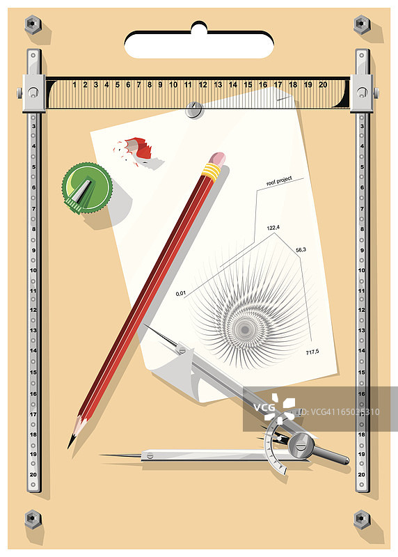 建筑师的工具图片素材