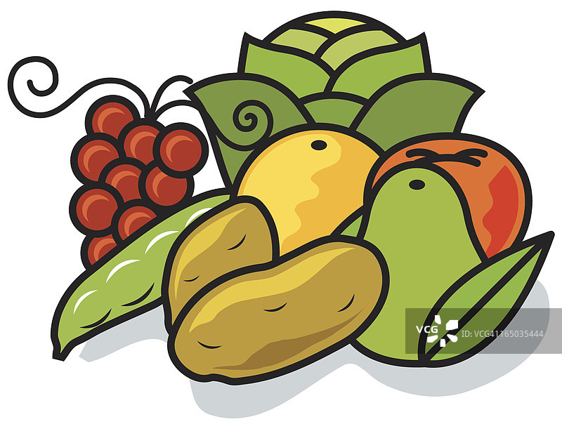 水果和蔬菜图片素材