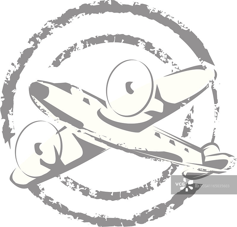 航空复古邮票图片素材