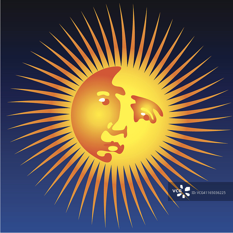 观看太阳图片素材