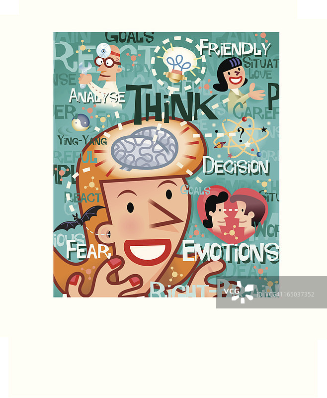 女人的大脑图片素材