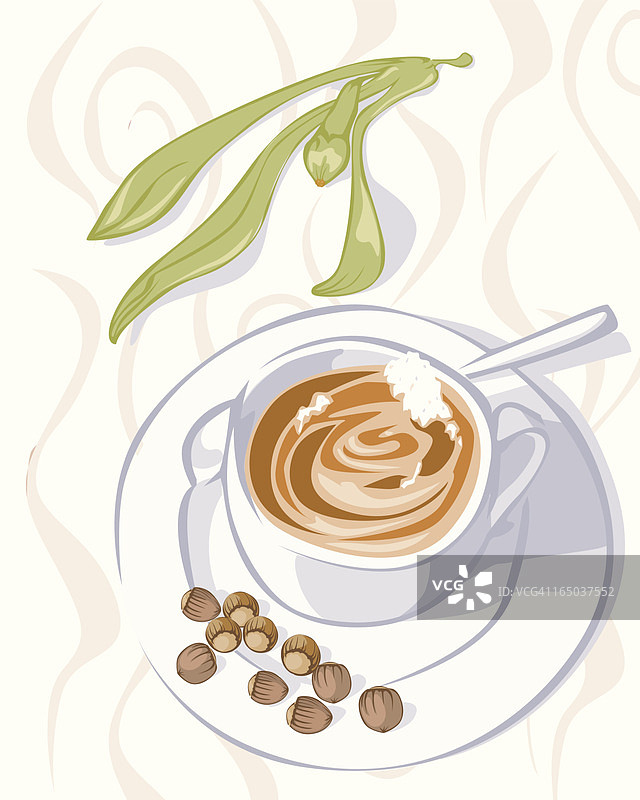 清晨咖啡休息时间图片素材