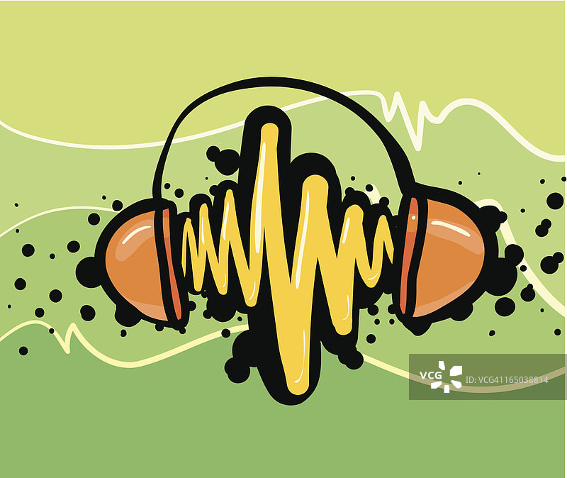 声波耳机图片素材