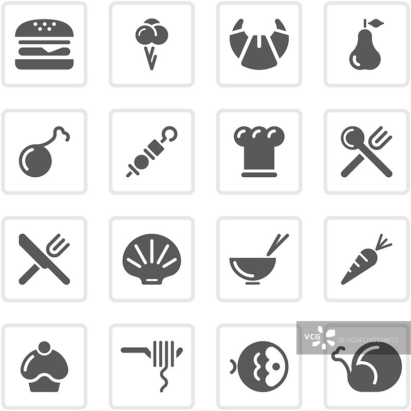 食品和晚餐图标 | 精选系列图片素材