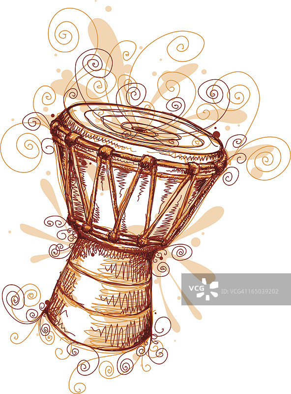 舞动的鼓图片素材