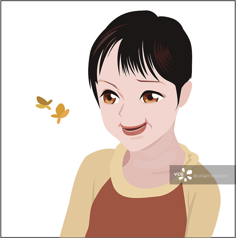 年轻的女孩图片素材