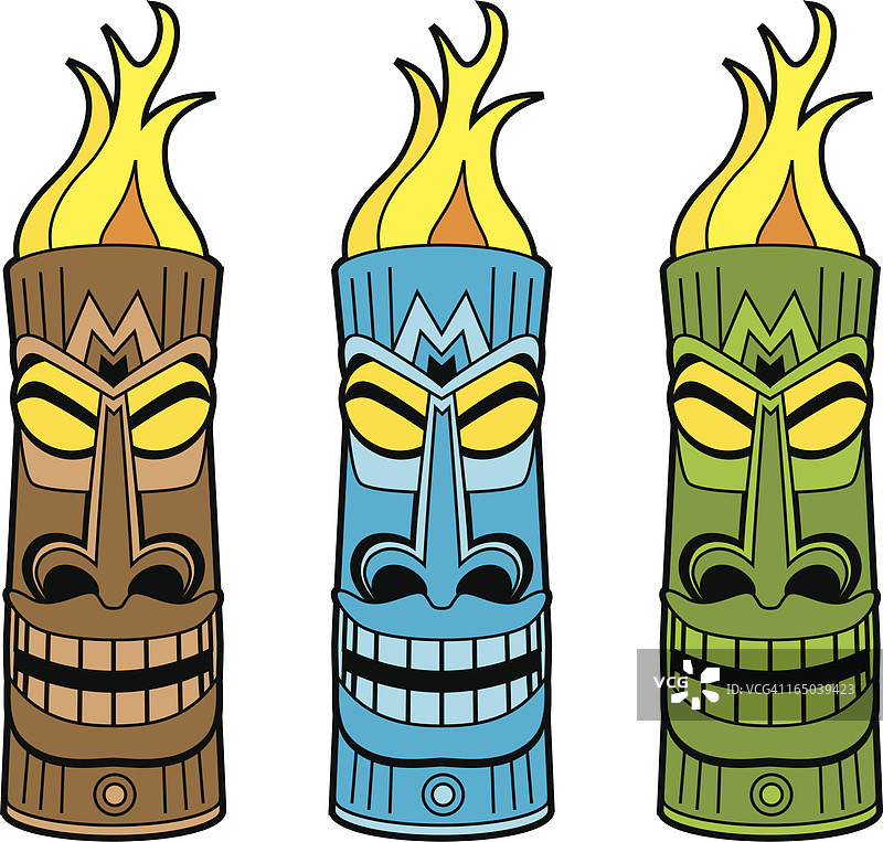 提基火炬三重奏图片素材