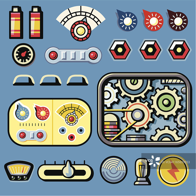 科幻仪表盘图片素材