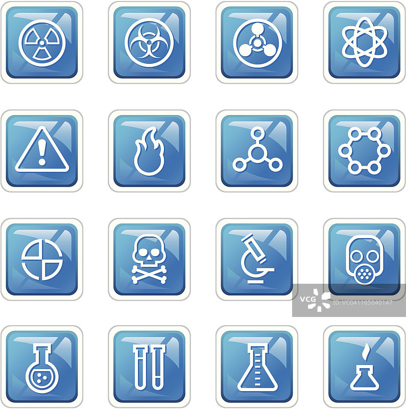 深蓝色科学图标图片素材