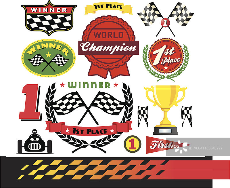 赛跑获胜者图标图片素材