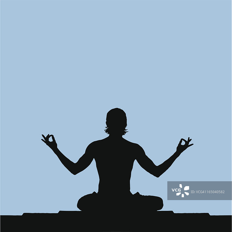 莲花男人图片素材