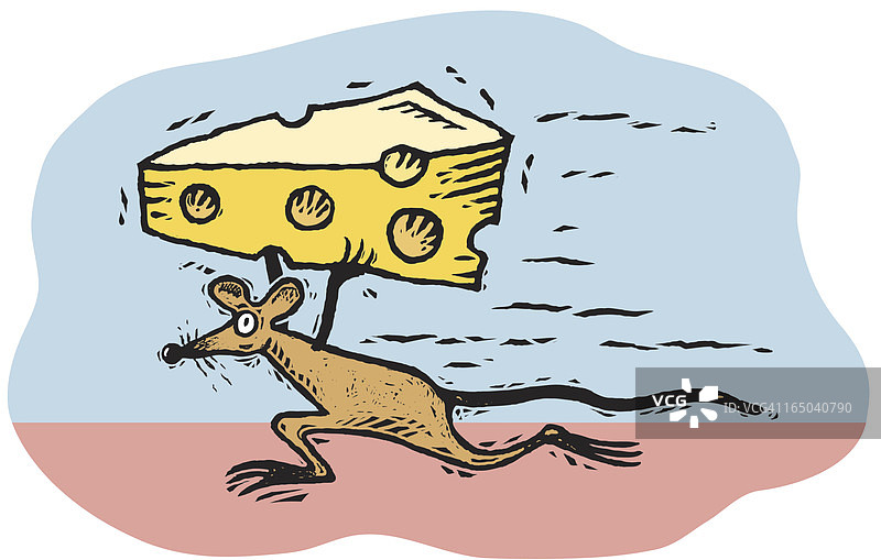 老鼠和奶酪图片素材