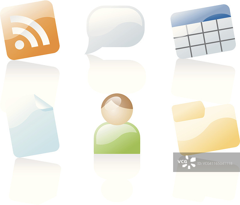 闪亮图标：博客图片素材