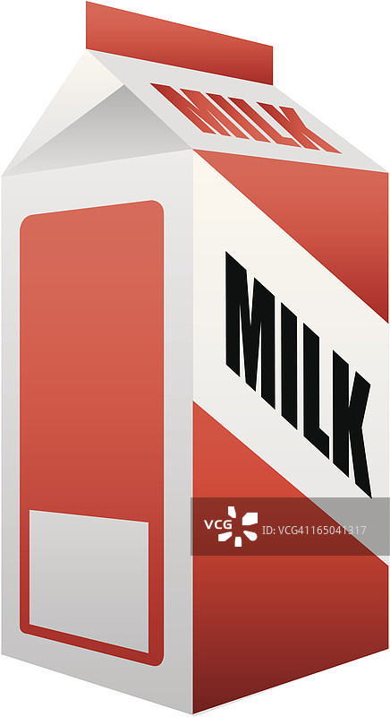 牛奶盒矢量素材图片素材