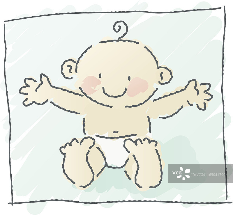 涂鸦：婴儿图片素材