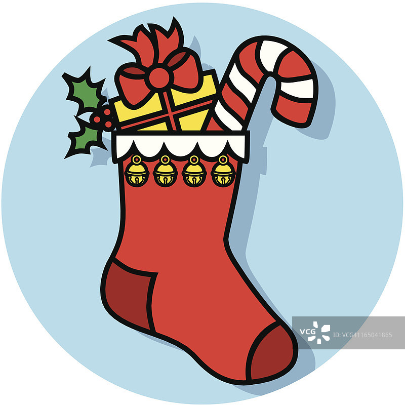 圣诞袜图标图片素材