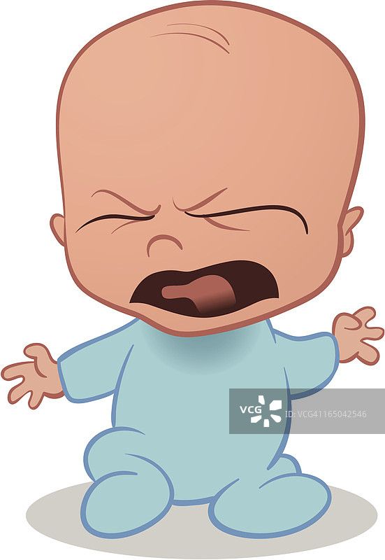 哭泣的宝宝图片素材