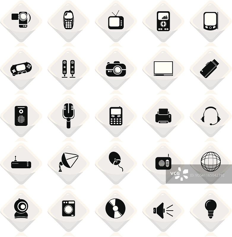 白色电子产品图片素材