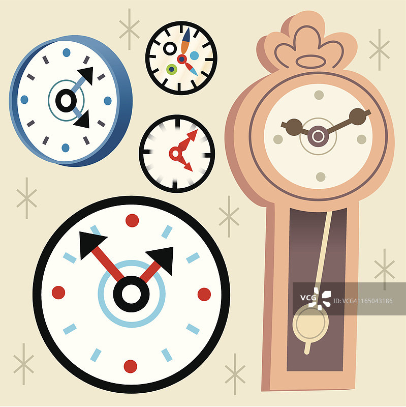 赔率和时钟图片素材