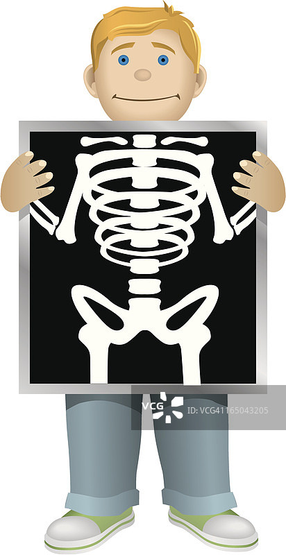 X光男孩图片素材
