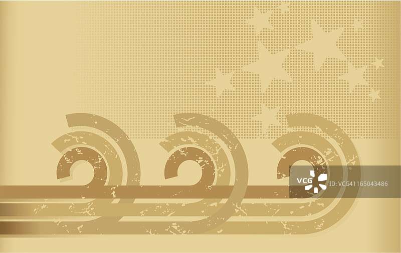 复古棕褐色条纹和星星背景图片素材