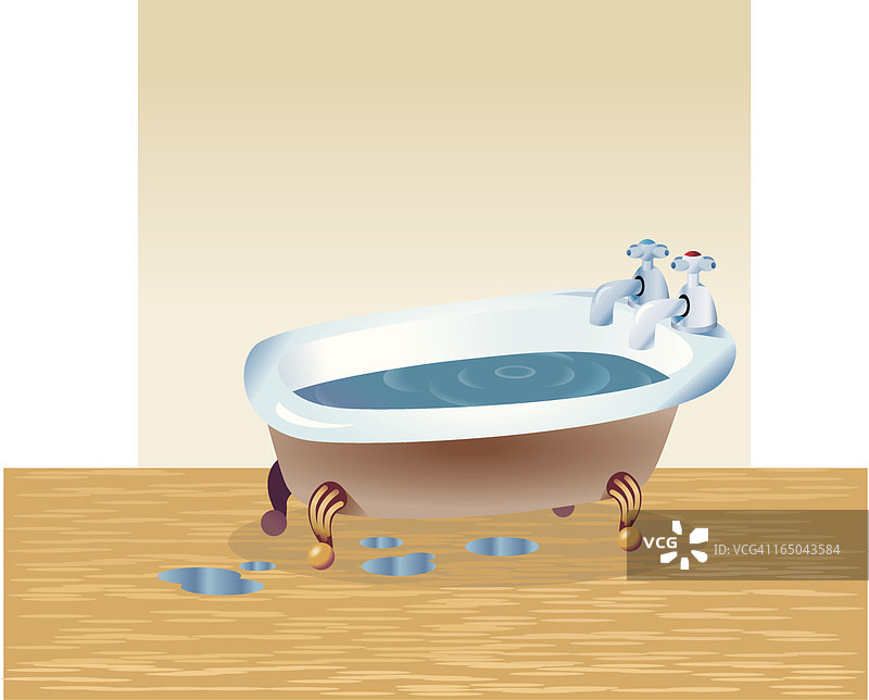 洗澡时间图片素材