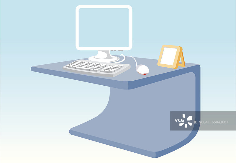 桌上的电脑图片素材