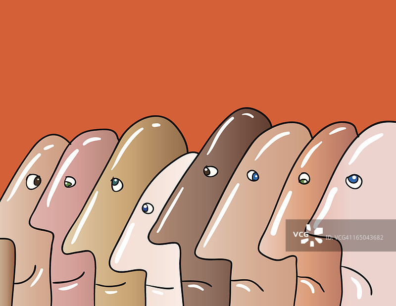 泥泞的队列图片素材