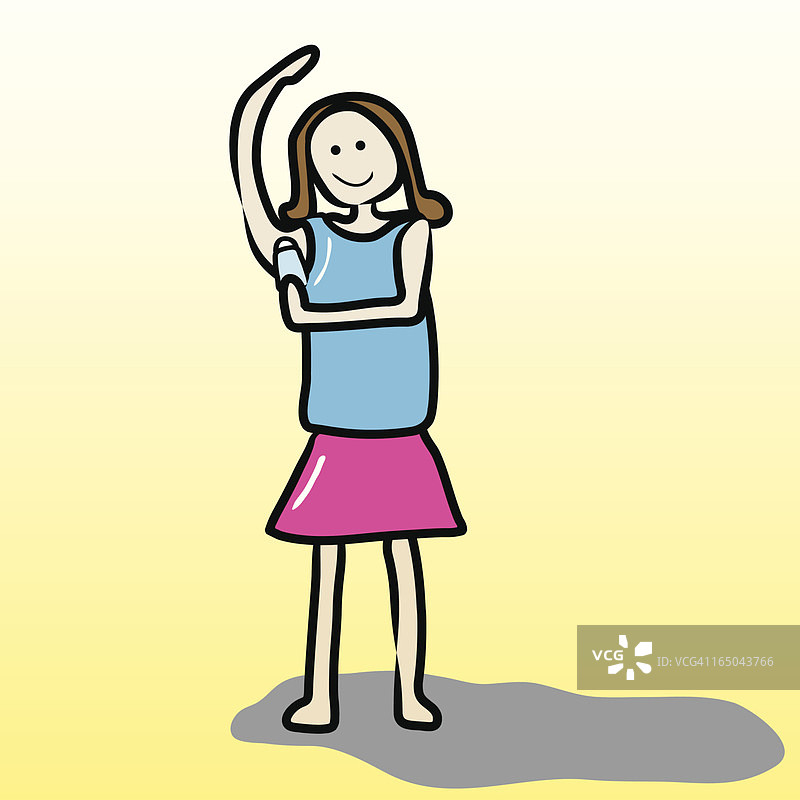 使用除臭剂图片素材