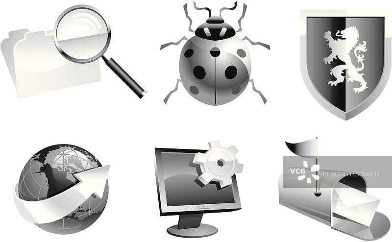 网页安全图标合集1图片素材