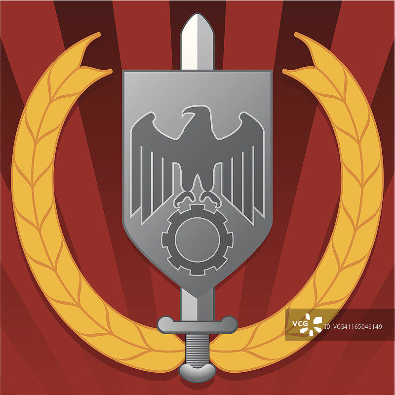 铁鹰盾牌图片素材