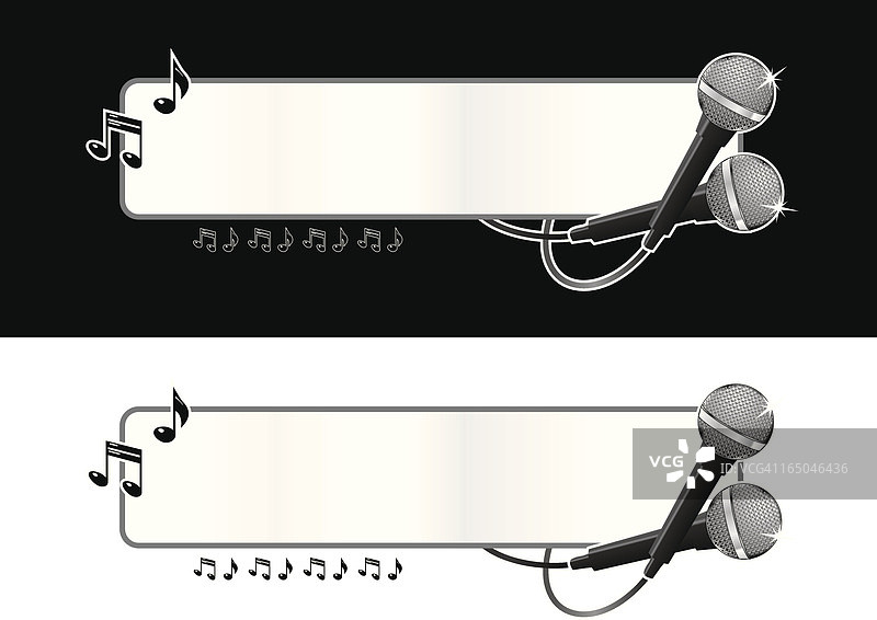 麦克风标签图片素材