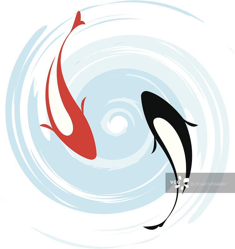 日本鲤鱼图片素材