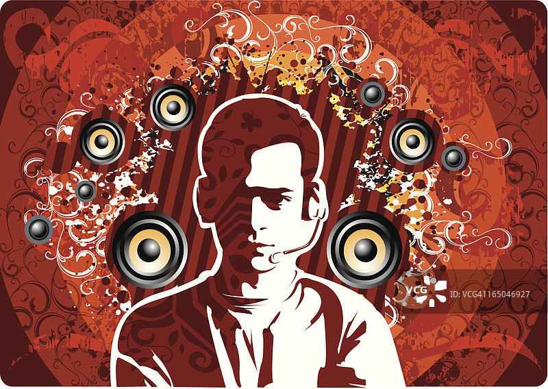 DJ音乐设计图片素材