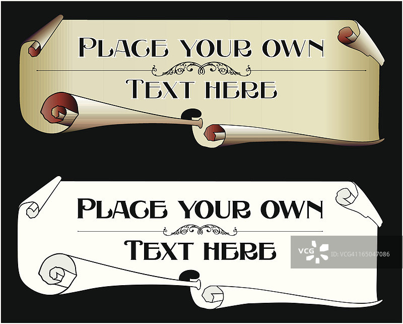 羊皮纸卷轴图片素材