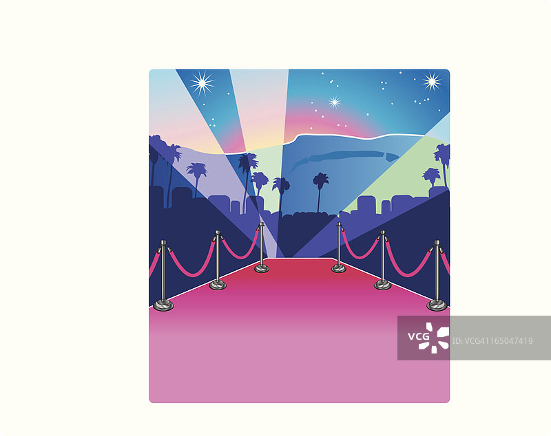 好莱坞山图片素材