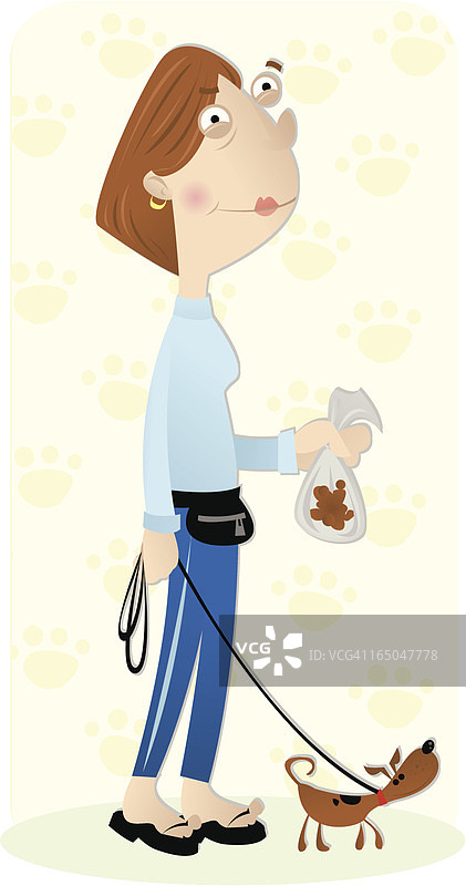 宠物粪便清理图片素材