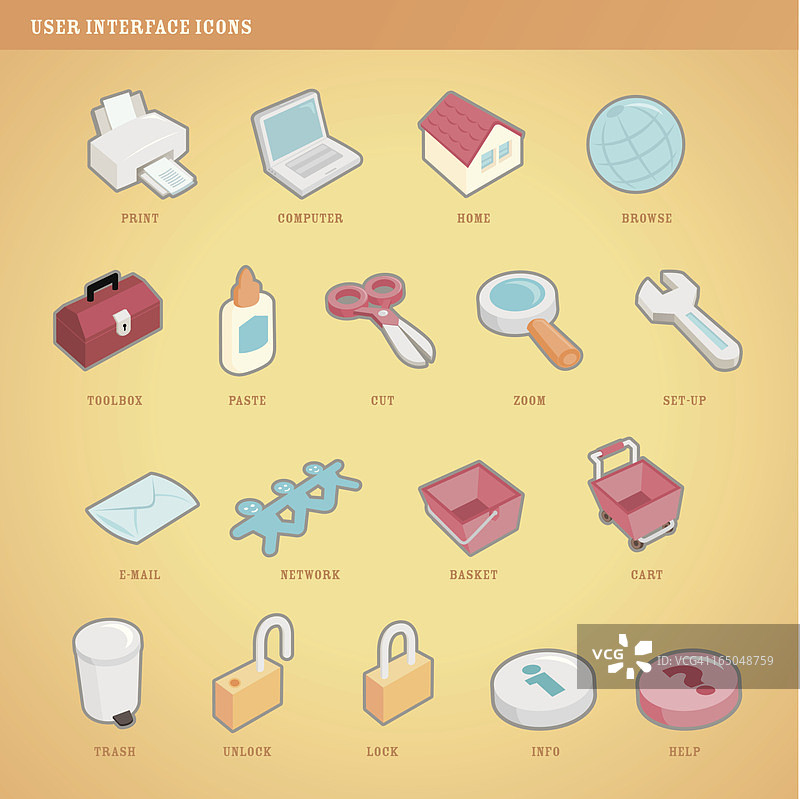 用户界面图标图片素材