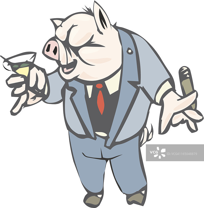 马提尼猪图片素材