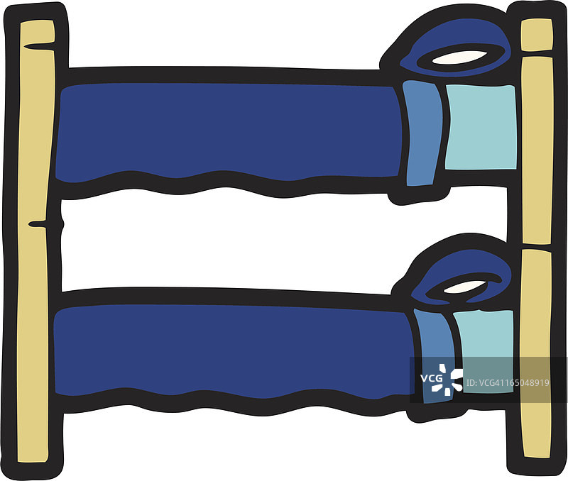 双层床图片素材