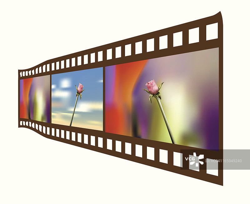 胶片条矢量图图片素材