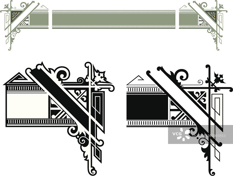 装饰字母广告角图片素材